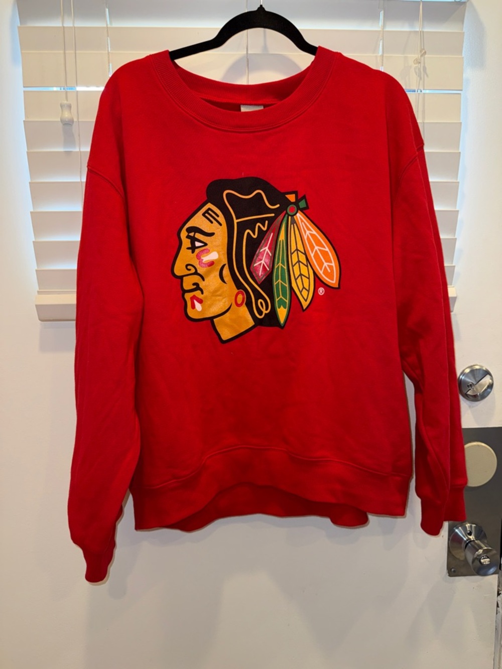 Red‎ Crewneck Sweatshirt - Men's